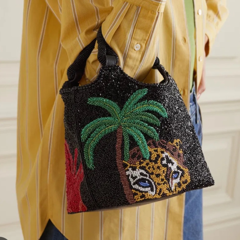 Staud beaded cote bag